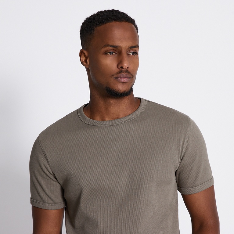 Rib knit tee "Vincent"